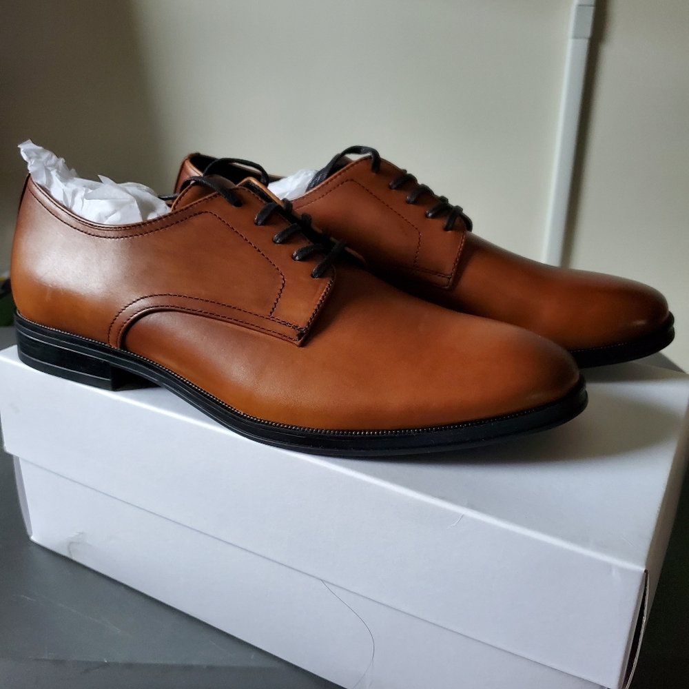 Calvin Klein Wilbur Leather LACE Men's Oxfords